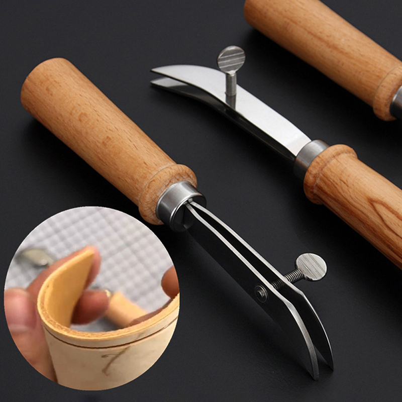 Groover Stitching Tool - Verstelbare lederen randstiksels Groover Leather Craft