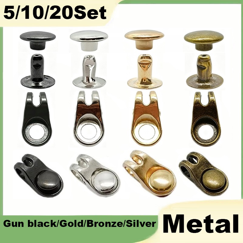 Rivet Setter Tool - 5/10/20 Set Schoenvetershaken met Klinknagels Gun