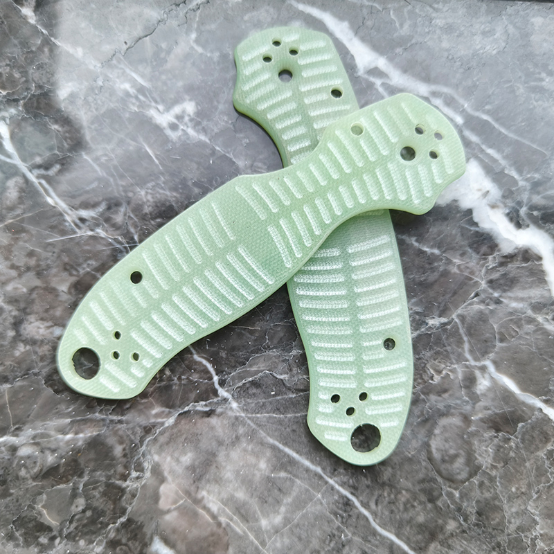Bone Folder Tool - 8 kleuren G10 materiaal visgraatpatroon vouwmes