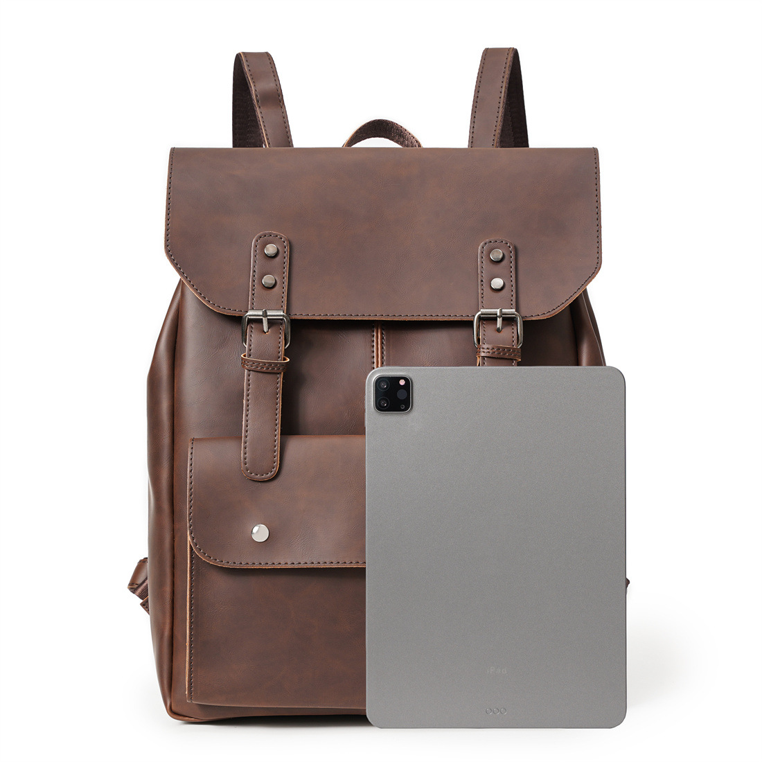 Vintage heren leren rugzak, bo - Leather Work Rucksack Mens recensie en prijs