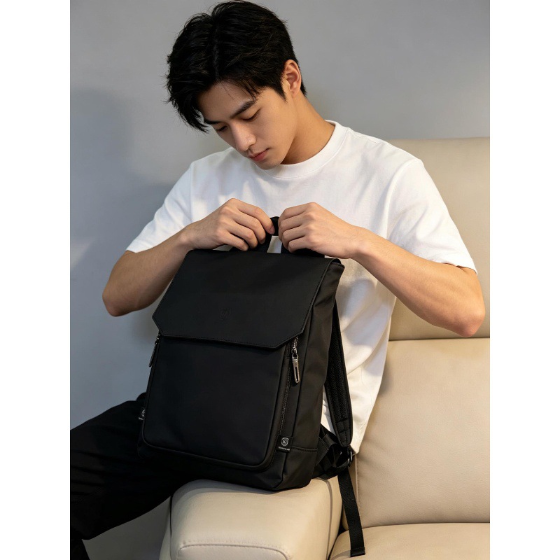 Hoogwaardige laptoptas van PU- - Leather Work Rucksack Mens recensie en prijs