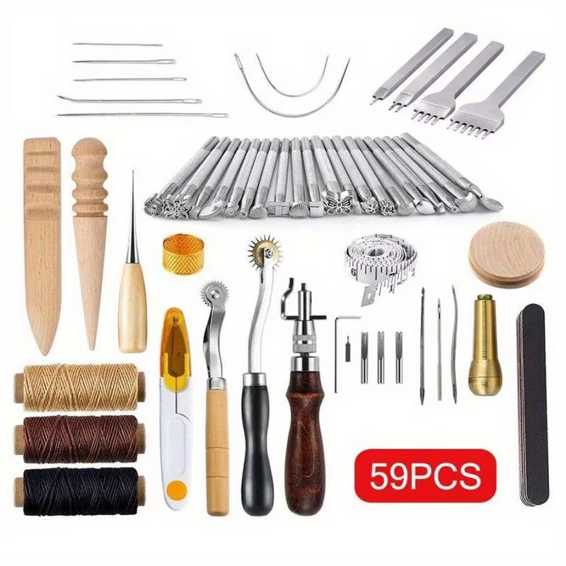 59-delige lederbewerkingsset m - Groover Stitching Tool recensie en prijs