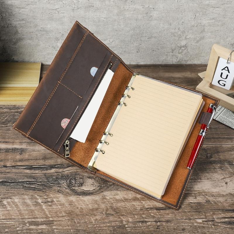 Leren dagboek voor school, wer - Leather Work Diary Covers recensie en prijs
